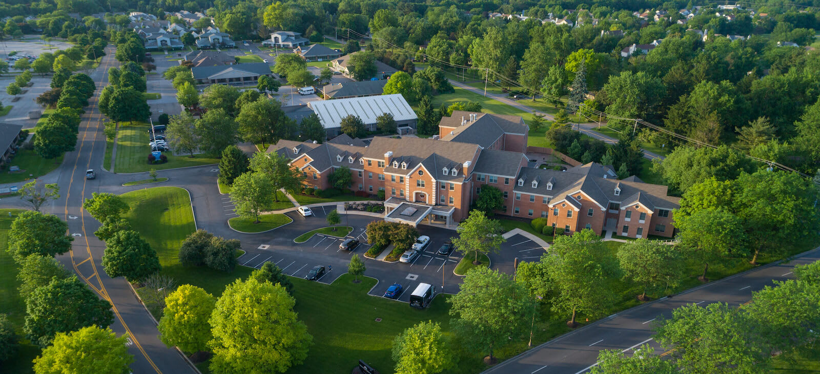 Harmony Trace aerial view of community