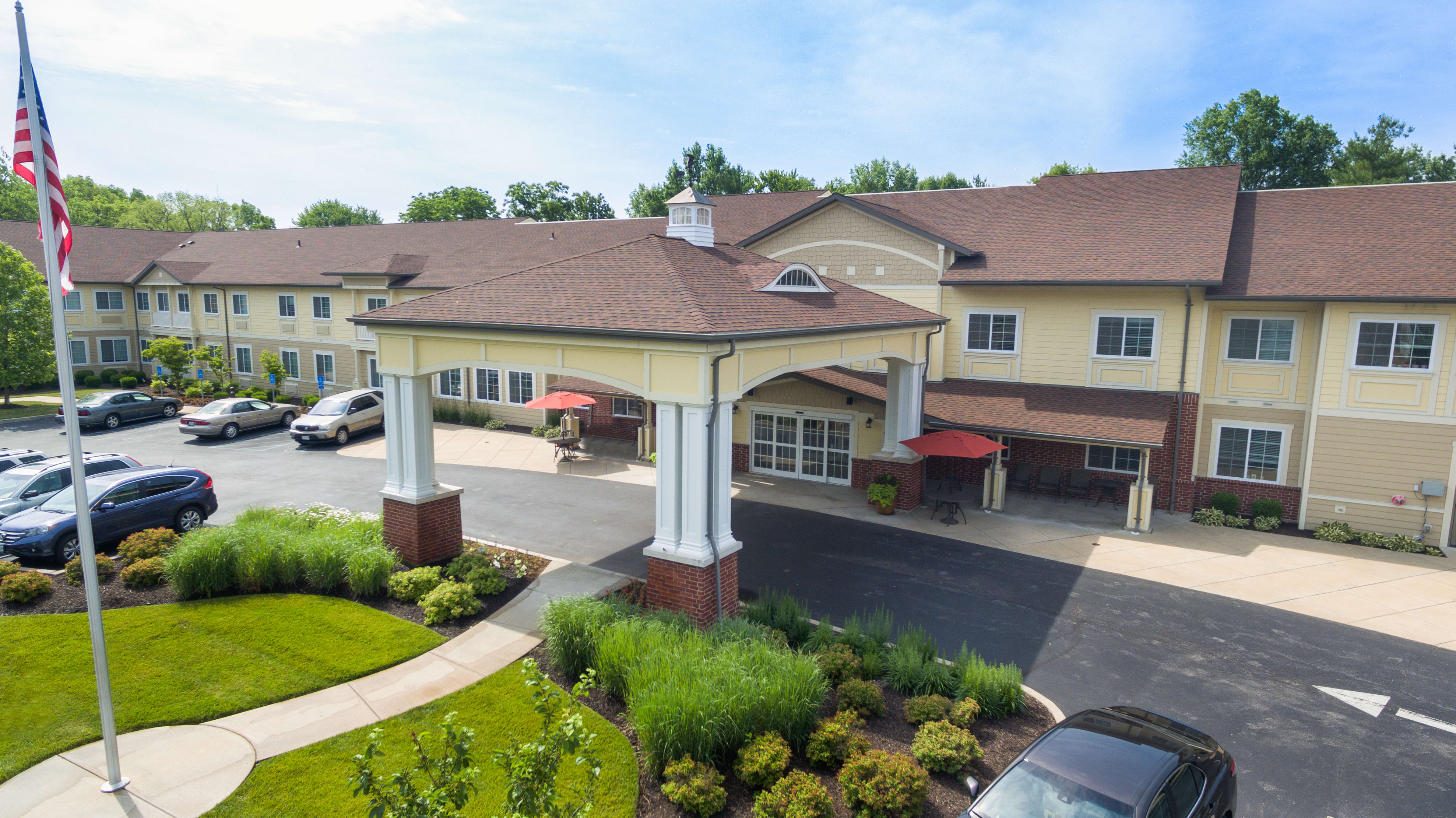Southview Assisted Living & Memory Care aerial view of community