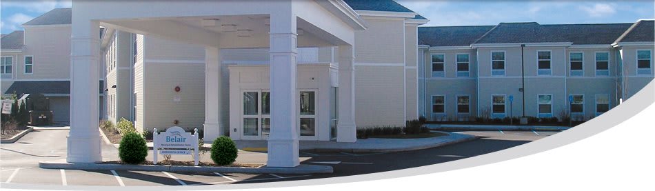 Belair Nursing and Rehabilitation Center outdoor common area