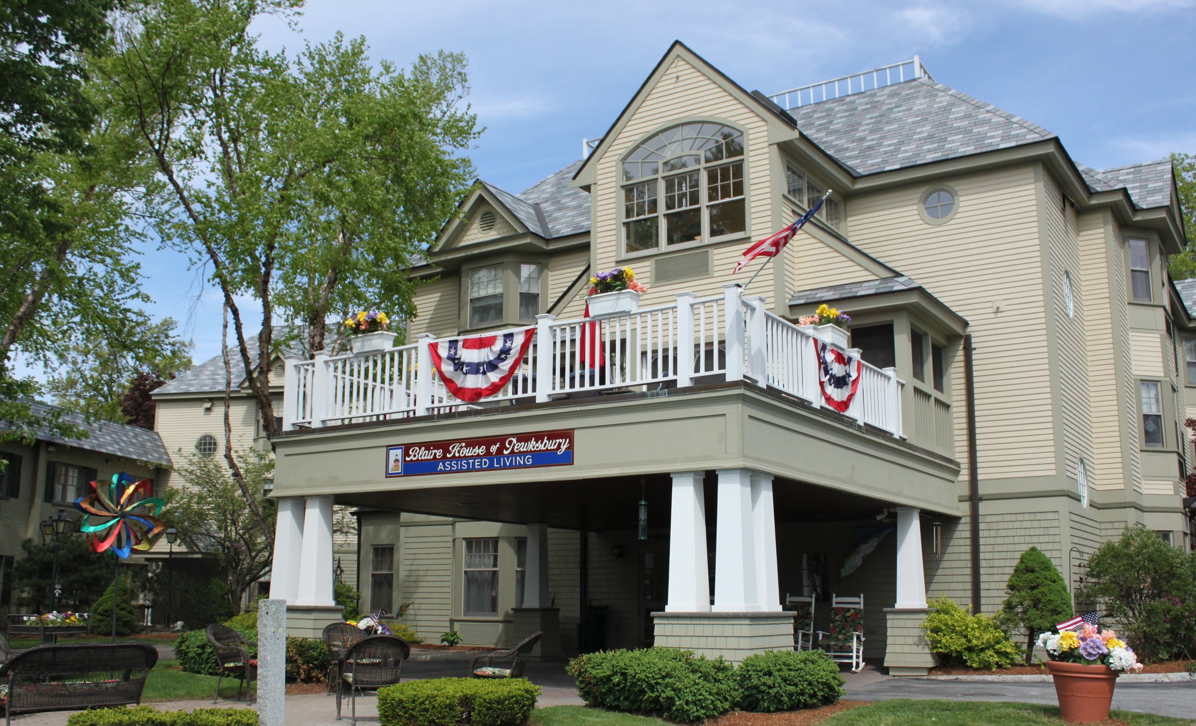 Blaire House of Tewksbury Assisted Living community exterior